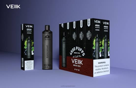 VEIIK Micko Era 4500 Puffs Disposable 30 mg Blackcurrant - VEIIK airo pod F086T9