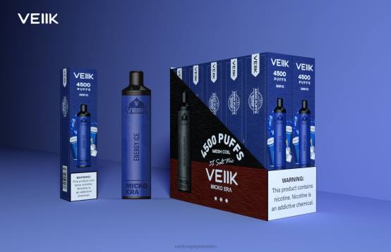 VEIIK Micko Era 4500 Puffs Disposable 30 mg Energy Ice - VEIIK vape Islamabad F086T7