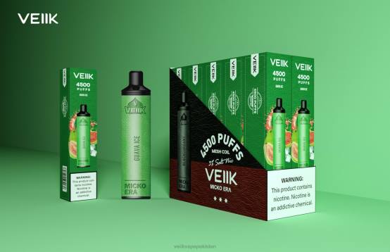 VEIIK Micko Era 4500 Puffs Disposable 30 mg Guava Ice - VEIIK pod price in Pakistan F086T2