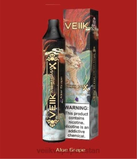 VEIIK Micko MAX Disposable Vape 1500 Puffs Aloe Grape - VEIIK vape review F086T43