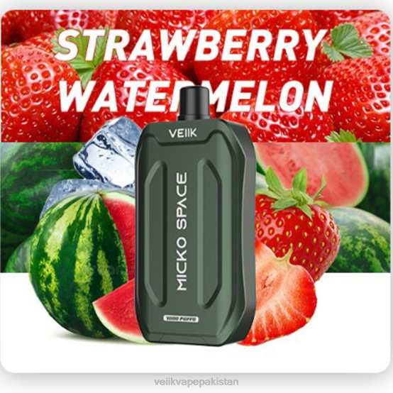 VEIIK Micko Space Disposable Vape 7000 Puffs Strawberry Watermelon - VEIIK vape review F086T33